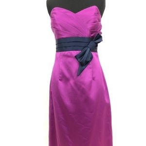 Alfred Angelo Size 12 Purple Blue Formal Dress